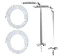 ASP2 Static Pressure Probes for Fieldpiece Manometers, HVAC Manometer Static Pressure Probes wtih Probes Tube Compatible with Many Dual Port Manometer - HVAC Pitot Tube 4/25 ID 40.55 Inch Long