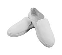 Static Proof Shoes, Anti static PVC Canvas Shoes Static Proof Work Shoes Special for Electronics Industry Samrang Cleanroom Work Shoes (45)