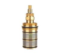 Static Valve Core Replacement Mixer Insert Faucet rass Build with Sealing Rings Smooth Hot Cold Balance Suitable for Upgrades Plumbing Service, Thermostatic Valve Core C Series