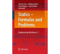 Statics - Formulas and Problems: Engineering Mechanics 1: No. 1