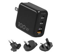 STATIK 100W GaN Charger Super Fast Charger Block USB C - 4 Ports Wall Charger Block Type C Plug Adapter, High-Speed Power Compatible with Laptop Chargers & Adapters
