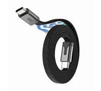 Statik MagStack Slim Pro USB C to USB C Cable, Magnetic Anti Tangle Flat Type C Charger Fast Charging Cord, Magnetic Charging Cable, Compatible with iPhone,Ipad & Samsung, 100W 6FT/2M