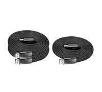 Statik MagStack Slim USB to USB C Cable, Magnetic Anti Tangle Flat Type C Charger Fast Charging Cord, Magnetic Charging Cable, Compatible with iPhone,Ipad & Samsung, 27W 6FT/2M, 3 Pack