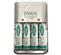 Station Akkuladegeraet For All Batteries Aa / AAA/ 9V Incl 4 Piece 3.000 MAH