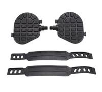 Stationary Bike Accessories - Universal Pedal Upgrade, Smooth Rotation Adjustable Pedals with Secure Grip, Reinforced Cycling Footrests for Indoor Bike, Gym Workouts, Cardio Exercises, Spin Training