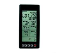 Stationary Bike Monitor with LCD Display for Exercise Bike Computer, Indoor Cycling Speedometer and Elliptical Trainer Screen Tracks Time, Speed, Distance,