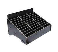 Stationary Box Office Storage Boxes Wooden 30 Grid Cell Phones Storage Box Desktop Organizer Mobile Phone Holder for Office School Classroom Business Card Pen Pencil Boxes
