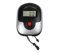 Stationary Exercise Bike Electronic Meter with LED Display, Tracks Time Calories Heart Rate Frequency, Compact ABS Fitness Monitor Accessory