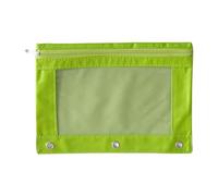 Stationery Container Toiletry Storage Bag with Zippers Makeup Tool Organizer Document Storage Solution Student Supply