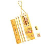 Stationery Essential Tools Set for Learning Offices Friendly Safe Storage Gift Pack with Fashionable Colorful Design Comprehensive Writing Accessories