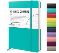 STATIONERY ISLAND A5 Lined Notebook, Journal Lined Hardcover with 120gsm Premium Thick Paper, 180 Pages Hardback Ruled Journal Notebook for Writing, Working, Study, Planning, Diary, Journaling
