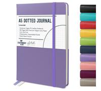 STATIONERY ISLAND Bullet Dotted Journal A5, Hardcover Dotted Notebook, Thick 120gsm P