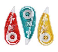 STATIONERY ISLAND Correction Tape 3Pcs, White Out Correction Tape Mouse Whiteout roller for School and Office Supplies - 5m x 5mm