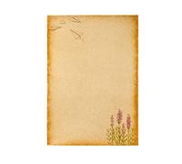 Stationery Kraft Paper Classic Vintage Assorted Design Double Sided Perfect For Letter Writing Printing Crafting 8 Sheet Kraft Paper 8 Sheets 8 Different Designs Colored Back And Front For Printing