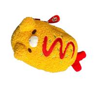 Stationery Organizer Plush Pencil Pouch, Soft Fried Shrimp Dog Zipper Bag for Pens, Desk Accent, Lightweight Campus Carry, Home Cartoon Pen Bag Plush Novelty Stationery Case Desk School Supply Holder