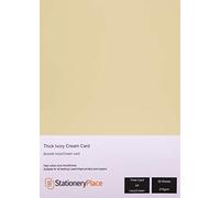 Stationery Place Thick Ivory Cream Card 210GSM A4 X 50 Sheets
