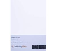 Stationery Place Thick White Card 210GSM A4 X 100 Sheets
