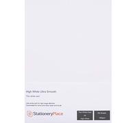 Stationery Place Thin White Card 160 GSM High White Ultra Smooth A4 100 Sheet Pack