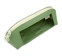 Stationery Pouch Organizer Clear Leather Pencil Organizer Container