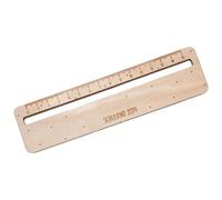 Stationery Ruler, Wooden Tracking Rulers, Text Highlighter Tools, Improves Reading fo cus, Encourages Word-by-Word Tracking, 20x6x1cm, for Kids Students Teachers Learning Aid