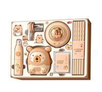 Stationery Set - Capybara Stationery Set | Capybara Pencil Case | Geometry Set | ABS School Supplies Electric Eraser Pens for Students in the Classroom Homeschool Middle School Primary School