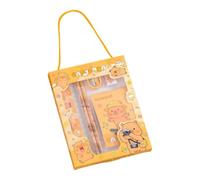 Stationery Set Display Box with Memo Pad Pencils Ruler Scissors Sharpener Eraser Back to School Supplies for Preschooler Classroom Reward School Stationery Set Writing Supplies Classroom Reward Note