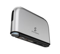 STATIONPC PocketCloud Portable SSD NAS,Modular Design with M.2 NVMe Slot,Up to 16TB Capacity,One-Click & 5 Backup Modes,App Remote Access,3200mAh*2 Replaceable Batteries for Outdoor Use (Diskless)