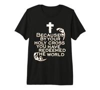 Stations of the Cross Jesus Holy Week Lent Easter Catholic Premium T-Shirt