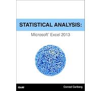 Statistical Analysis: Microsoft Excel 2013