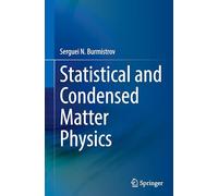 Statistical and Condensed Matter Physics