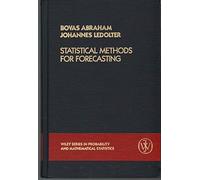 Statistical Methods for Forecasting (Wiley Series in Probability and Statistics)