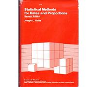 Statistical Methods for Rates and Proportions (Wiley Series in Probability and Statistics)