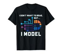 Statistical Modeling Humor Data Scientist I Model Value Graphic T-Shirt