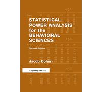 Statistical Power Analysis for the Behavioral Sciences