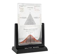 Statistical Probability Distribution Model Desk Toy, 12.6in Educational Tool with 17500 Beads for Visual Stats and Physics Experiments