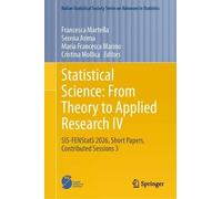 Statistical Science: From Theory to Applied Research IV: SIS-FENStatS 2026, Short Papers, Contributed Sessions 3 (Italian Statistical Society Series on Advances in Statistics)