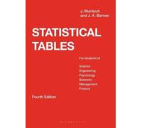 Statistical Tables