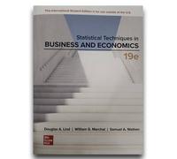Statistical Techniques in Business and Economics ISE