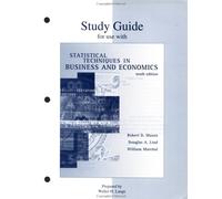 Statistical Techniques in Business and Economics (study guide)