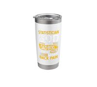 Statistician BOD Like A Dad BOD Math Expert Mathematician Stainless Steel Insulated Tumbler