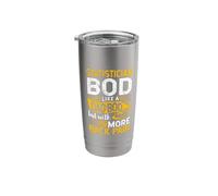 Statistician BOD Like A Dad BOD Math Expert Mathematician Stainless Steel Insulated Tumbler