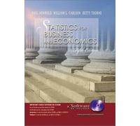Statistics for Business and Economics and Student CD-ROM: United States Edition