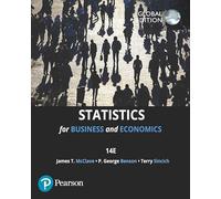Statistics for Business & Economics, Global Edition: (14th edition)