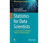 Statistics for Data Scientists: An Introduction to Prob - Paperback / softback N
