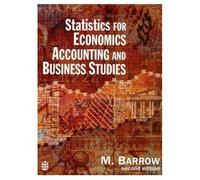 Statistics for Economics, Accounting and Business Studies