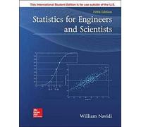 Statistics for Engineers and Scientists