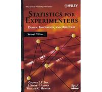 Statistics for Experimenters: Design, Innovation, and Discovery (Wiley Series in Probability and Statistics)