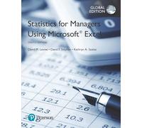 Statistics for Managers Using Microsoft Excel, Global Edition