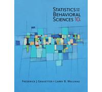 Statistics for The Behavioral Sciences