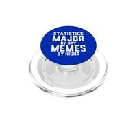 Statistics Major By Day Memes By Night Data Science Student PopSockets PopGrip for MagSafe